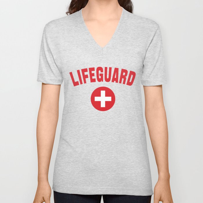 Lifeguard V Neck T Shirt