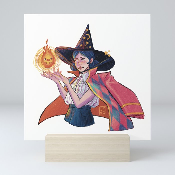 Howl Witch Mini Art Print