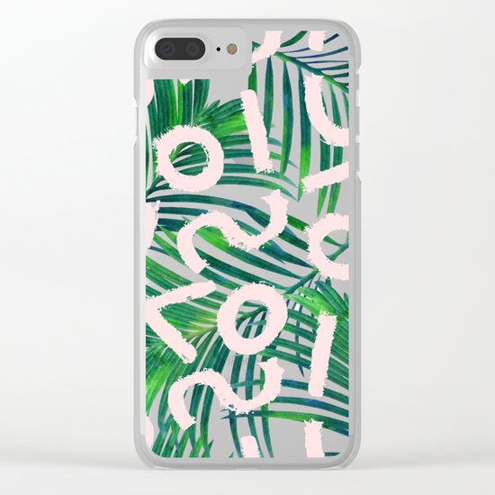 Palm Blabber #society6 #decor #buyart Clear iPhone Case