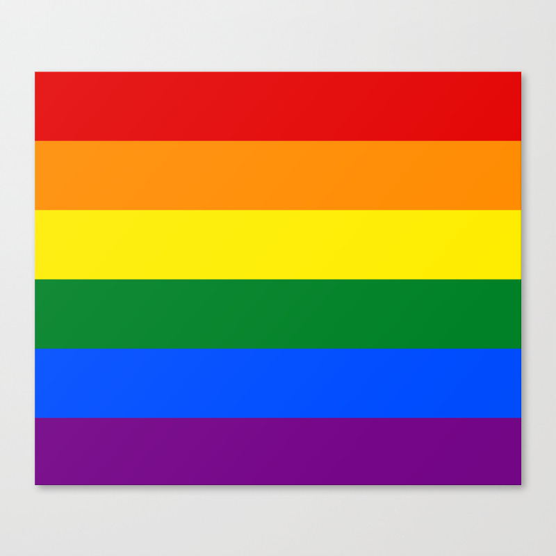 Lgbt Pride Flag Lgbtq Pride Gay Pride Canvas Print By Lgbt Society6