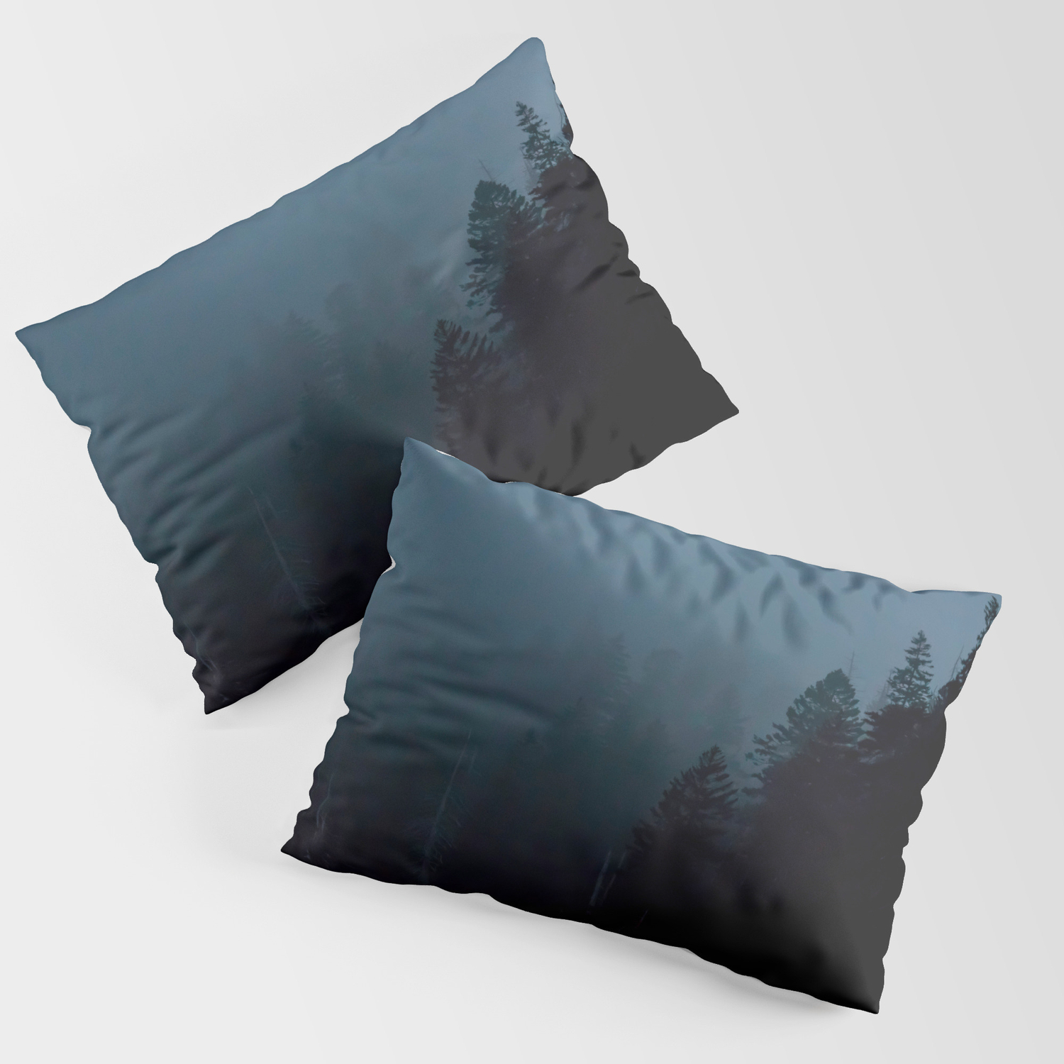 navy pillow sham