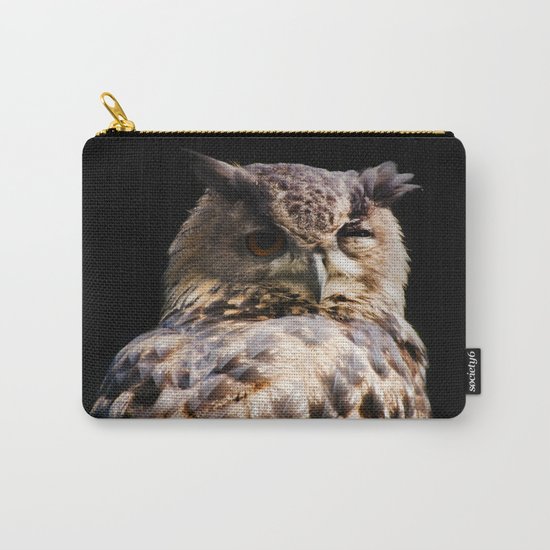 Owl wink Carry-All Pouch