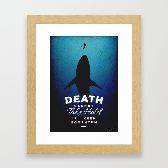 Death Framed Art Print