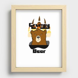 Grumpy Bear Recessed Framed Print