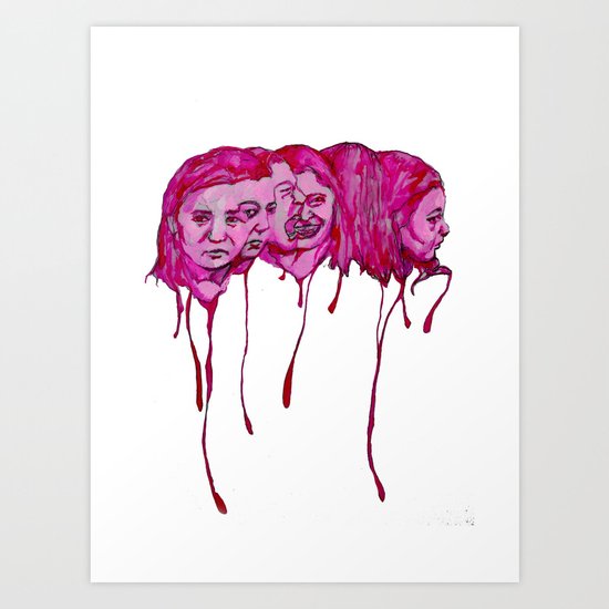 Mixed Emotions Art Print