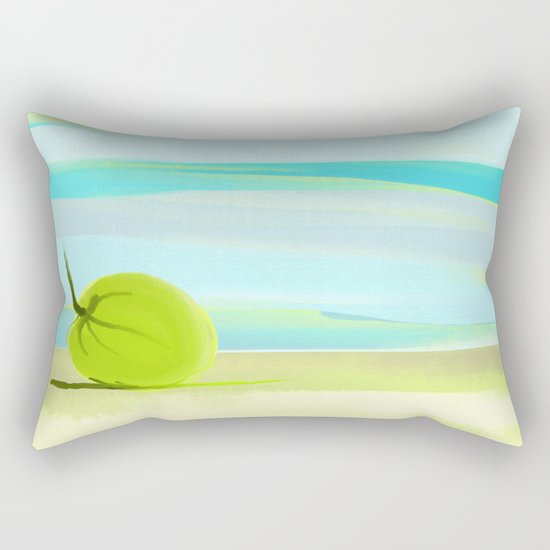 tropic beach Rectangular Pillow