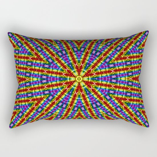 Kaleidoscope Pride Flag Rectangular Pillow