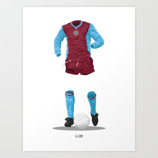 Aston Villa 1981/82 - European Cup Winners Art Print