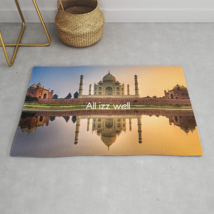 all izz well india Rug