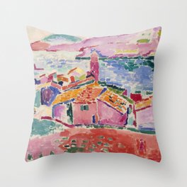 Henri matisse Landscape at Collioure Throw Pillow