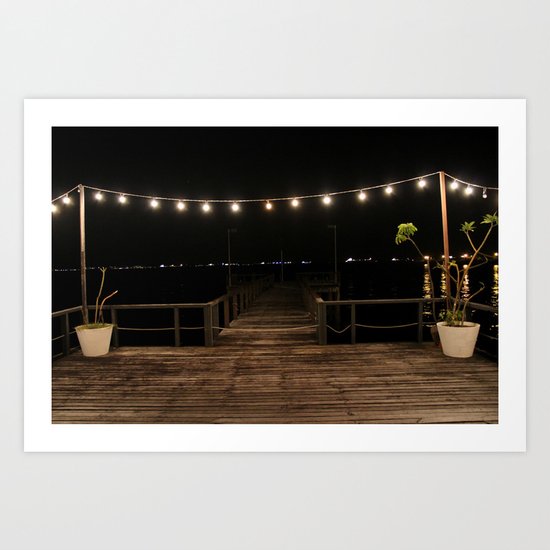 wharf Art Print