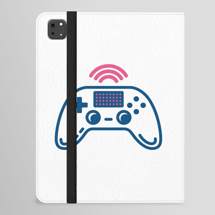 Linear gamepad for video gamers iPad Folio Case