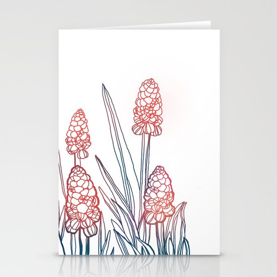 Hyacinths Stationery Cards