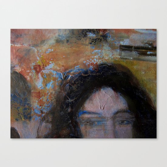 abstract portrait Canvas Print