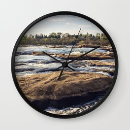 James River Richmond VA Wall Clock | Hollywood, River, Rapids, Richmond, Rocks, James, Cemetery, Flow, Virginia, Photo 