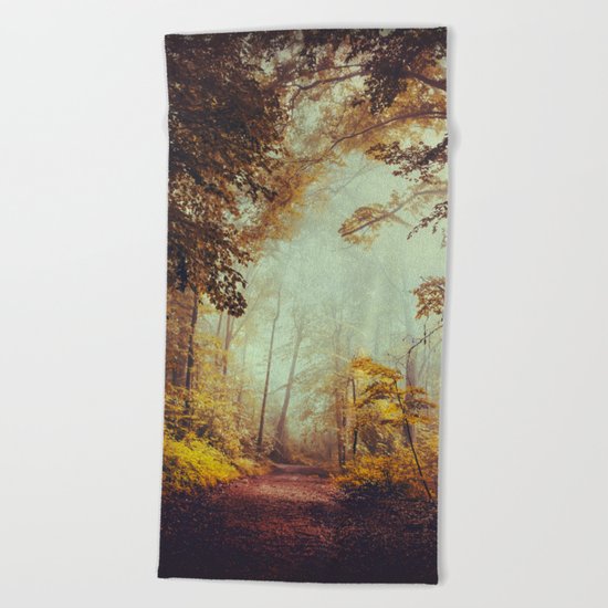 Silent Forest Beach Towel