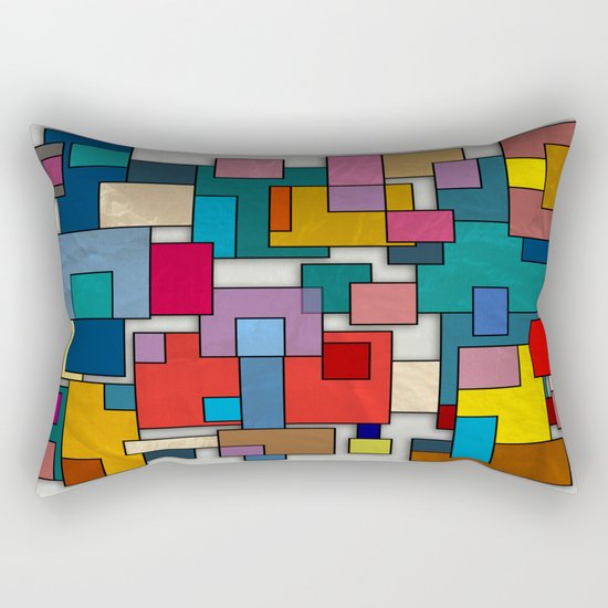 Abstract #317 Rectangular Pillow