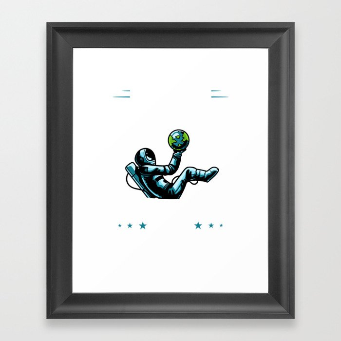 Future Astronaut Spaceman Cosmonaut Astronomy Framed Art Print