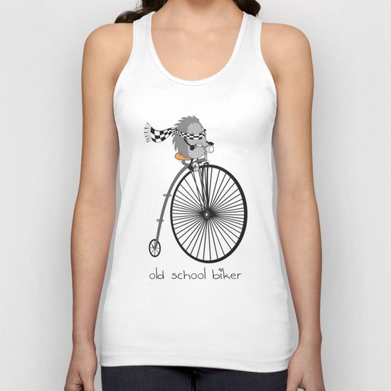 old school biker Unisex Tank Top