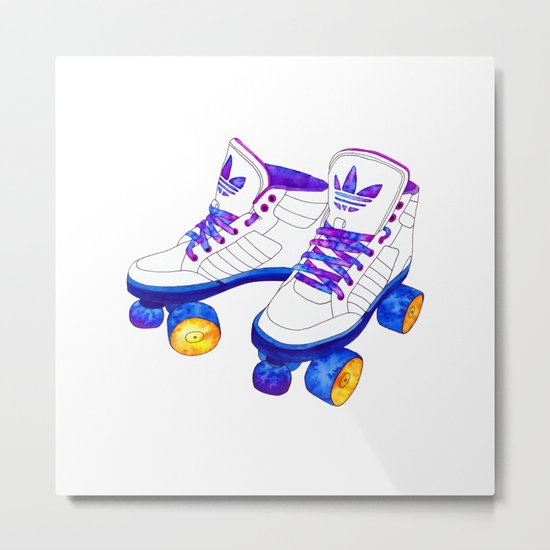 Roller Derby skaters Metal Print