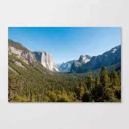 Tunnel View in Yosemite National Park Canvas Print