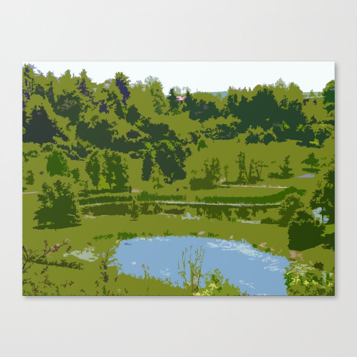Green View Canvas Print