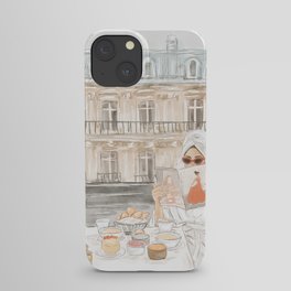 Breakfast in Paris iPhone Case
