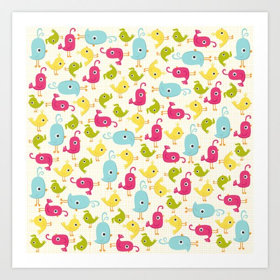 Sweet Tweets Art Print