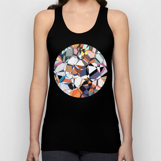 Abstract Geometric Chaos Unisex Tank Top