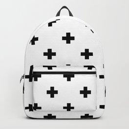 Swiss cross pattern Backpack
