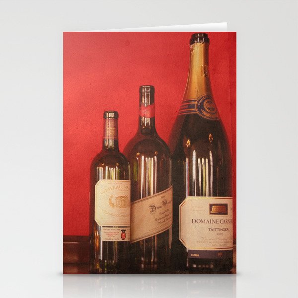 Wine on the Wall Stationery Cards