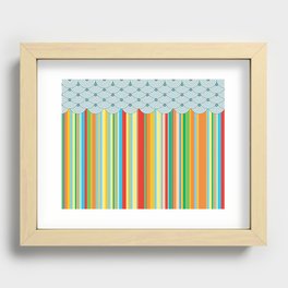 the stripes Recessed Framed Print