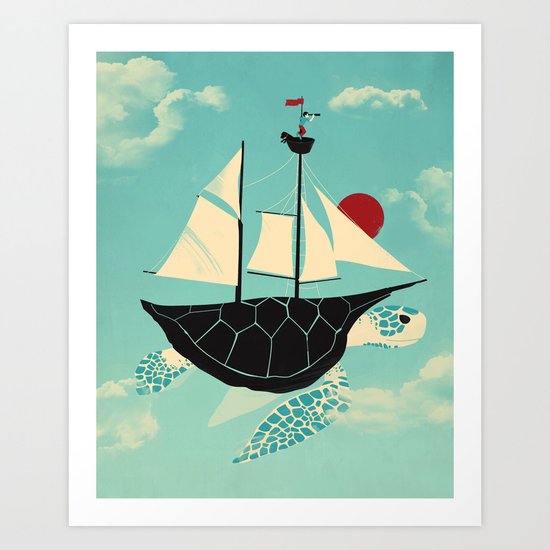Adrift Art Print