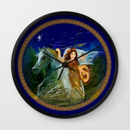 Athena – Mythology Painting Wall Clock