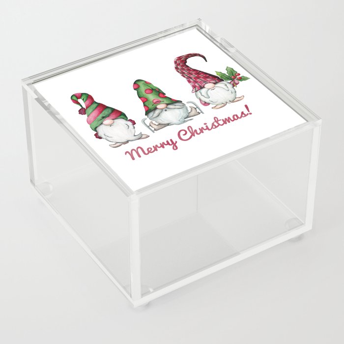 Little Christmas gnomes Acrylic Box