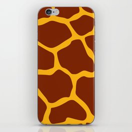giraffe fur animal print pattern iPhone Skin