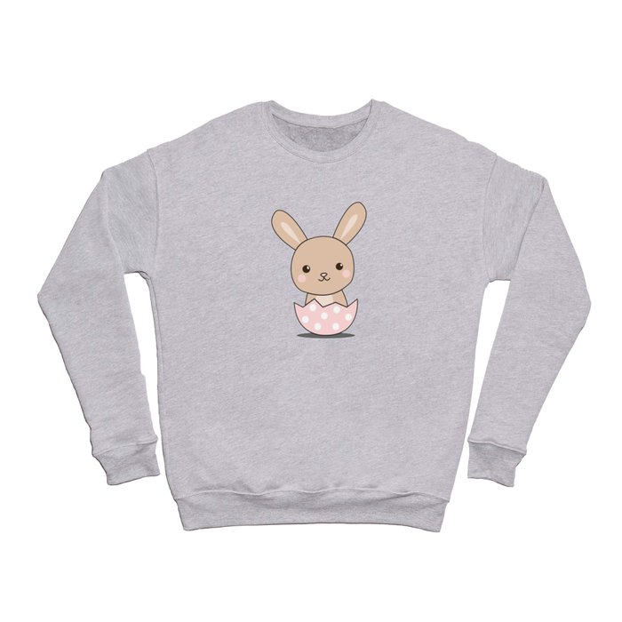 Bunny Rabbit Cute Animals For Kids Easter Bunny Crewneck Sweatshirt