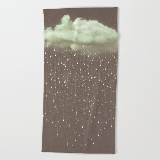 Let It Fall IV Beach Towel