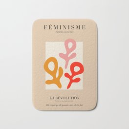 L'ART DU FÉMINISME II Bath Mat | Matisse, Artist, Pink, Classic, Henrimatisse, Equality, Revolution, Graphicdesign, Clever, Woman 