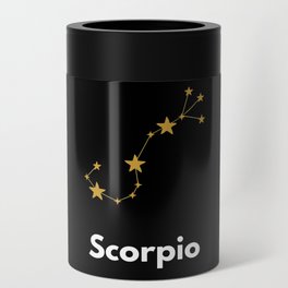 Scorpio, Scorpio Sign, Black Can Cooler