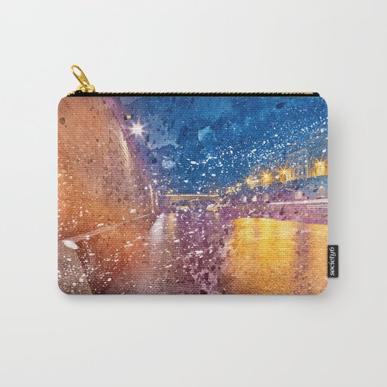 Acrylic Lights of Paris Carry-All Pouch