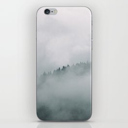 Misty mountain iPhone Skin