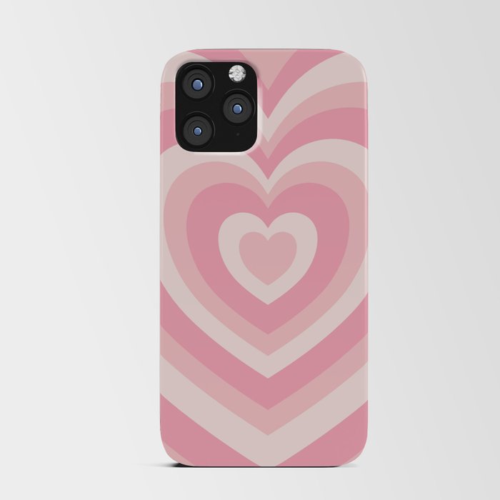 Pink Love Hearts  iPhone Card Case
