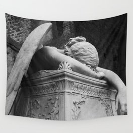Mourning Angel Wall Tapestry