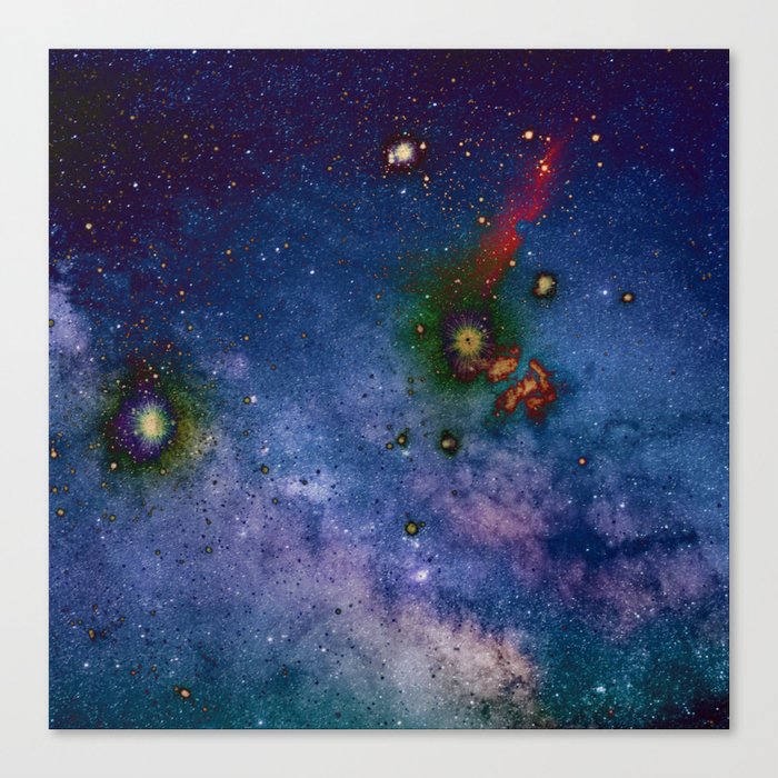 Lost In Space And Time Canvas Print
