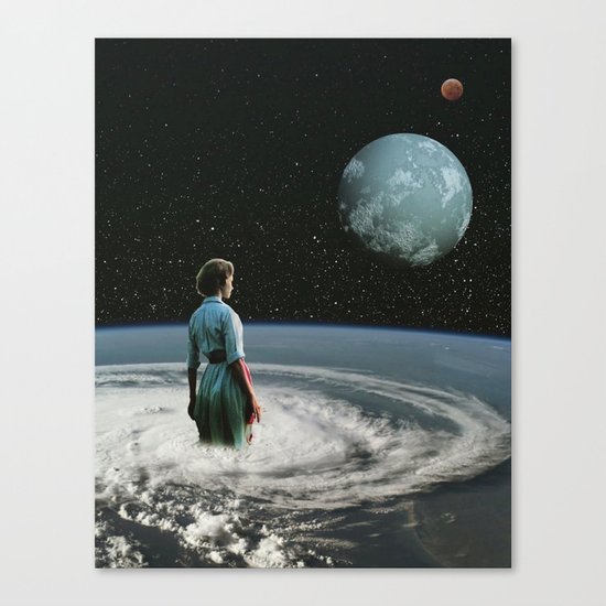 Drowning in a sea of self doubt Canvas Print