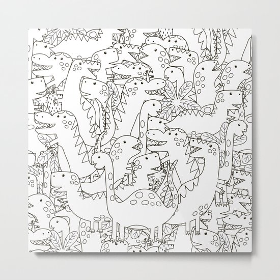 Dinosauriformes Metal Print