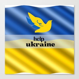 help ukraine Canvas Print