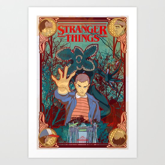 Strange Things lately Art Print