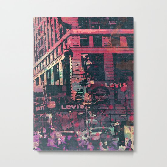 street of new york3 Metal Print